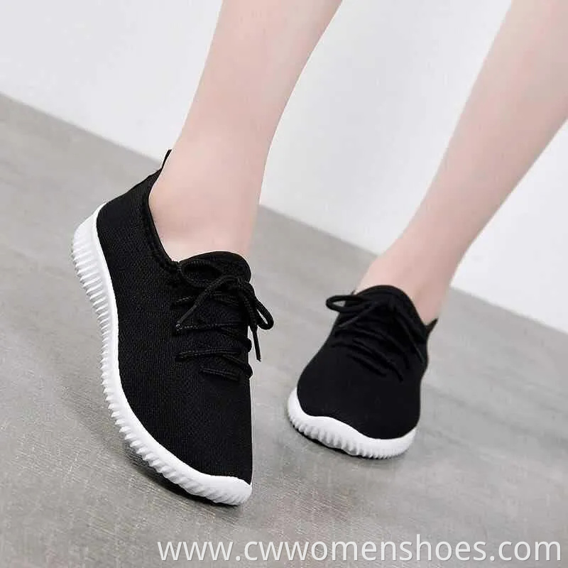 Women's Sports Shoes Breathable Running Shoes Trend Casual Outdoor Women's Shoes Thick-Soled Cloth